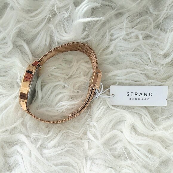 NWT Strand by Obaku Ladies Watch - Rose Gold - Dove Design main image 7